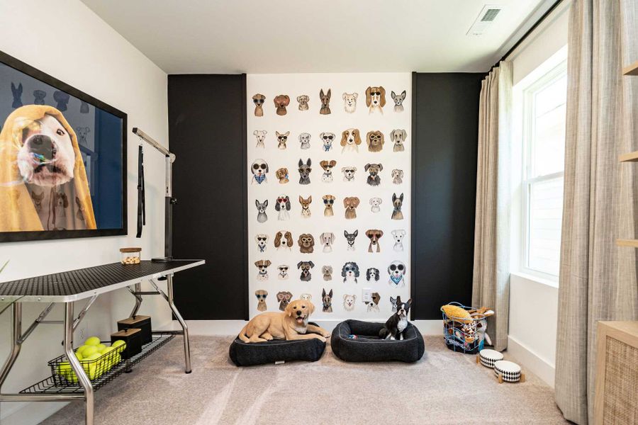 Representative furnished interior of a home built from the The Haddington by David Weekley Homes in NoVi Chatham Park - The Mews Collection, Pittsboro (Image 4).