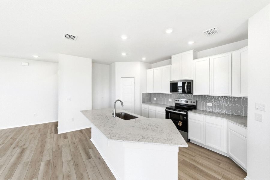 Furnished interior view inside a new home in Stoney Chase, Del Valle (Image 10). Furnished interior view inside a new home in Stoney Chase, Del Valle (Image 10).