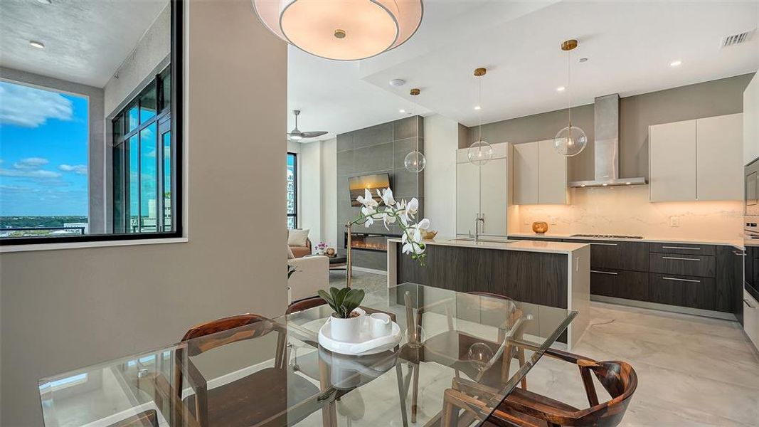 Furnished interior view inside a new home in , Sarasota (Image 19).