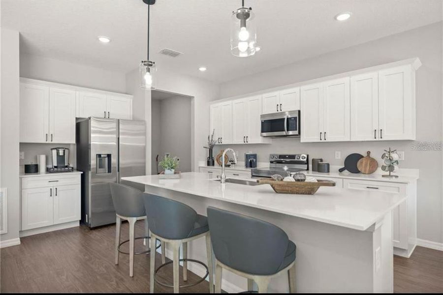 Furnished interior view inside a new home in , Ocala (Image 10).