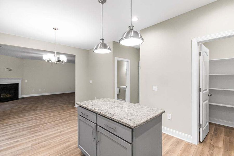 Representative furnished interior of a home built from the Magnolia by Caviness & Cates Communities in Bartlett Manor, Youngsville (Image 44).