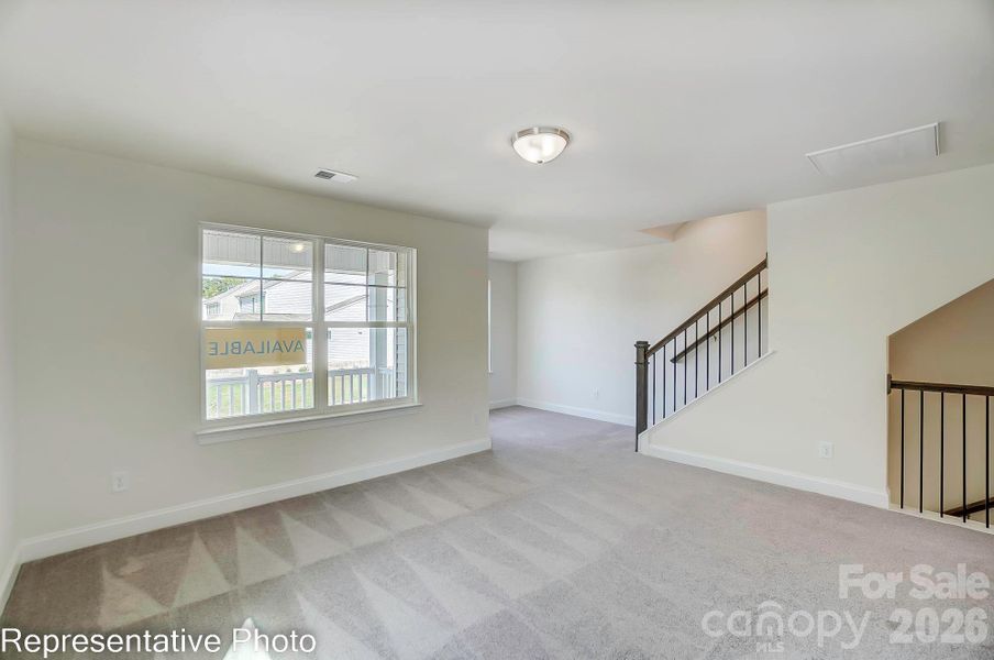 Spacious, unfurnished interior of a new home in Enclave at Riverdale, Huntersville (Image 27).