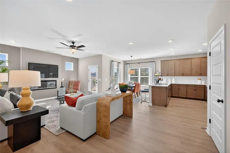 Furnished interior view inside a new home in Fair Oak, Calhoun (Image 3).