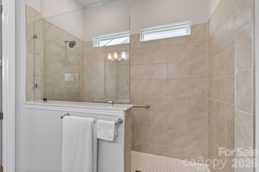 Shower in Primary Bathroom Shower in Primary Bathroom