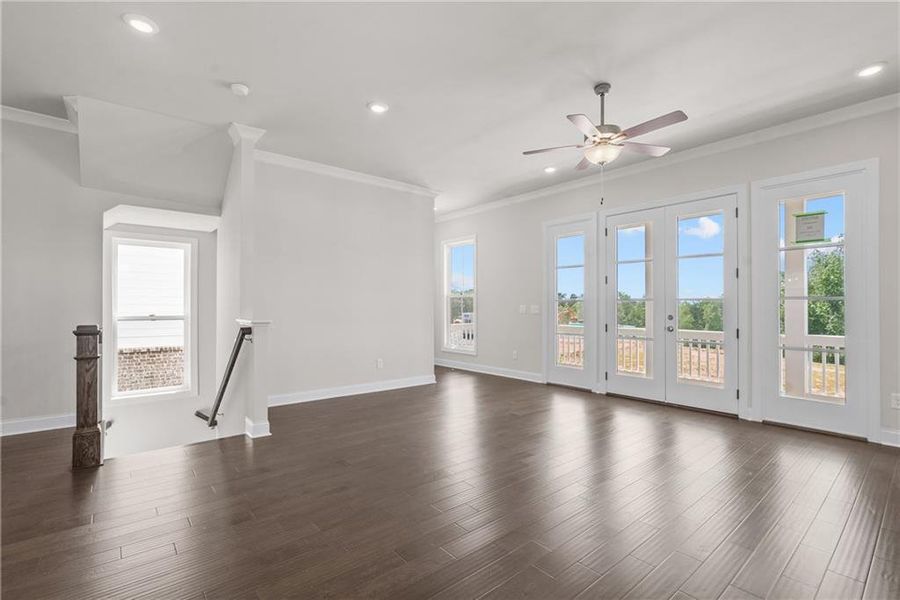 Spacious, unfurnished interior of a new home in Palisades Single Family, Cumming (Image 25).