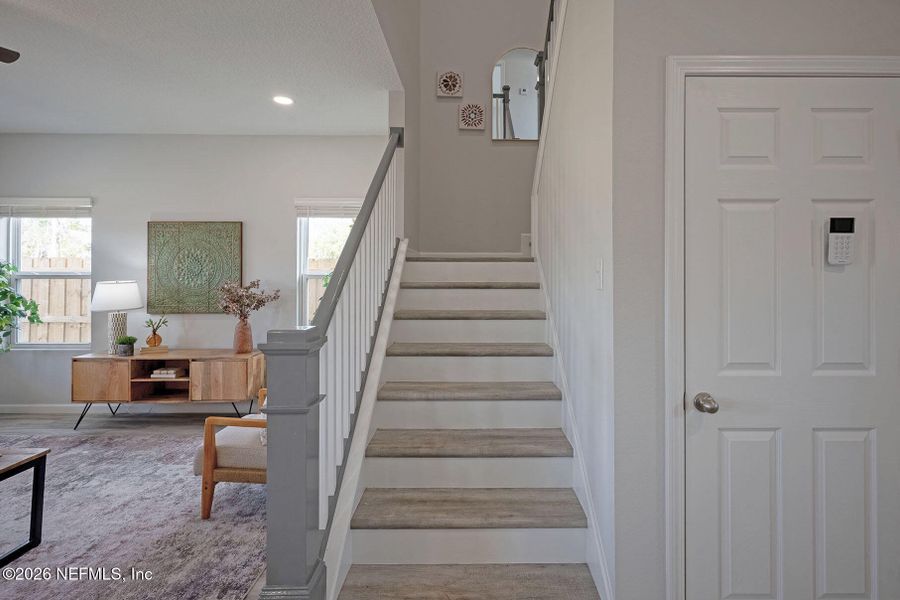 Furnished interior view inside a new home in , Jacksonville (Image 30).