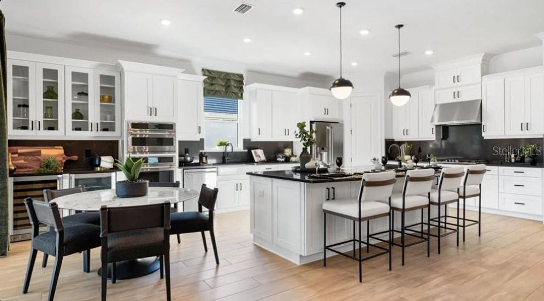 Furnished interior view inside a new home in Esplanade at Center Lake Ranch, St. Cloud (Image 18). Furnished interior view inside a new home in Esplanade at Center Lake Ranch, St. Cloud (Image 18).