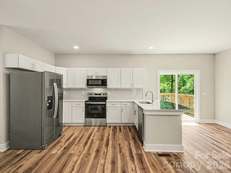 Furnished interior view inside a new home in , Gastonia (Image 7).