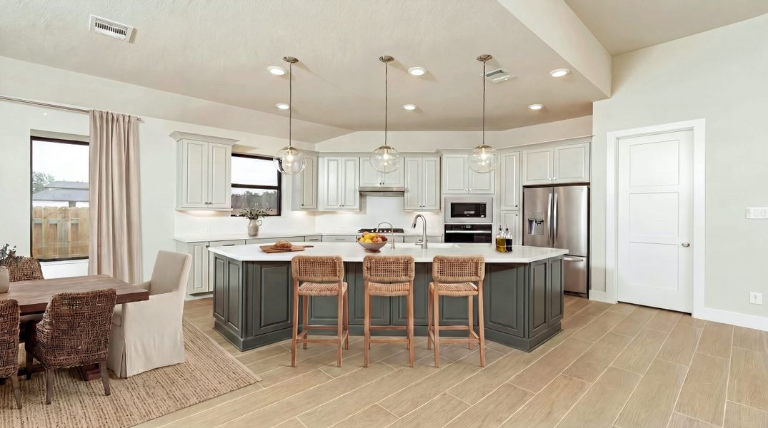 Furnished interior view inside a new home in COLTON, Montgomery (Image 6). Furnished interior view inside a new home in COLTON, Montgomery (Image 6).