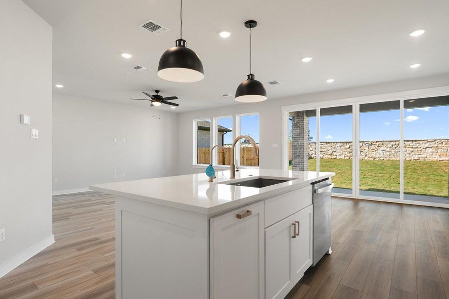 Furnished interior view inside a new home in Flora, Hutto (Image 10).