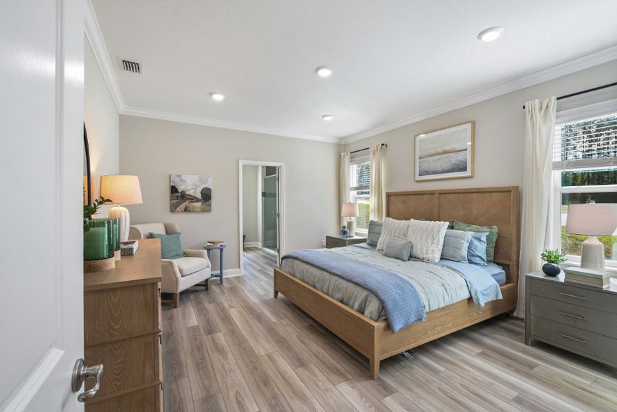 Representative furnished interior of a home built from the Drexel by Maronda Homes in Coastal Communities, Edgewater (Image 13).