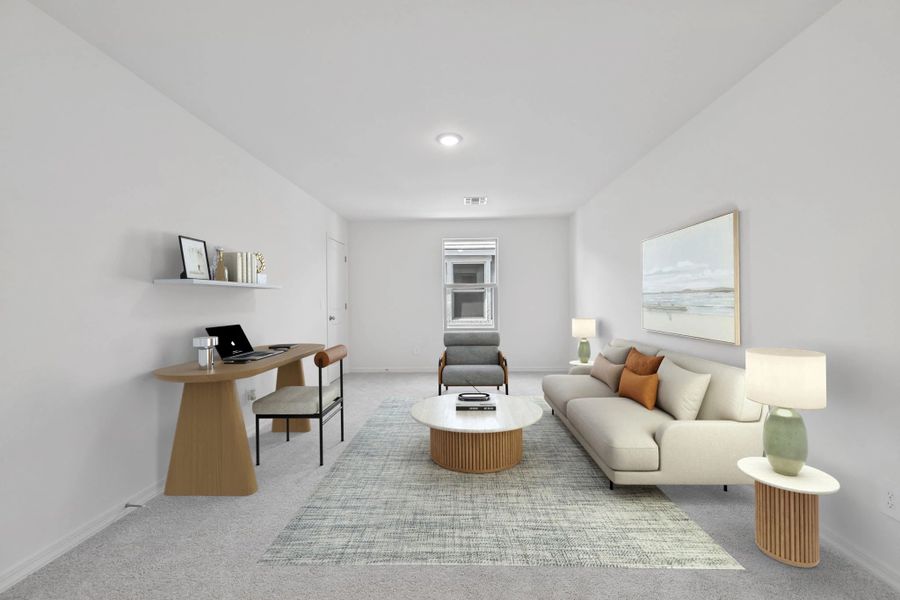Representative furnished interior of a home built from the Supernova by Starlight Homes in Hennersby Hollow, San Antonio (Image 8).