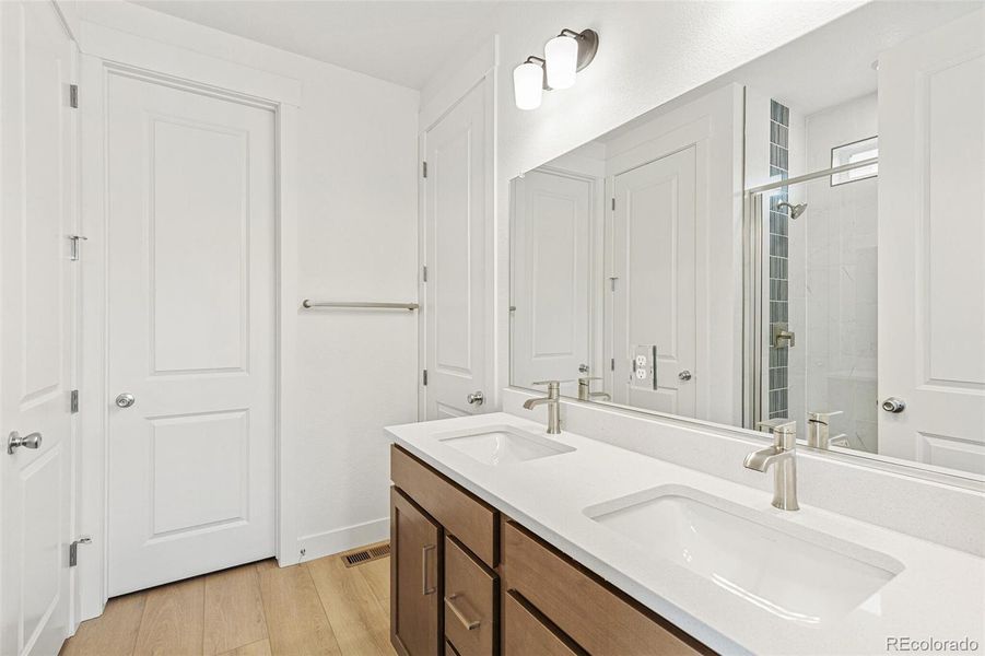 Furnished interior view inside a new home in Painted Prairie, Aurora (Image 6).