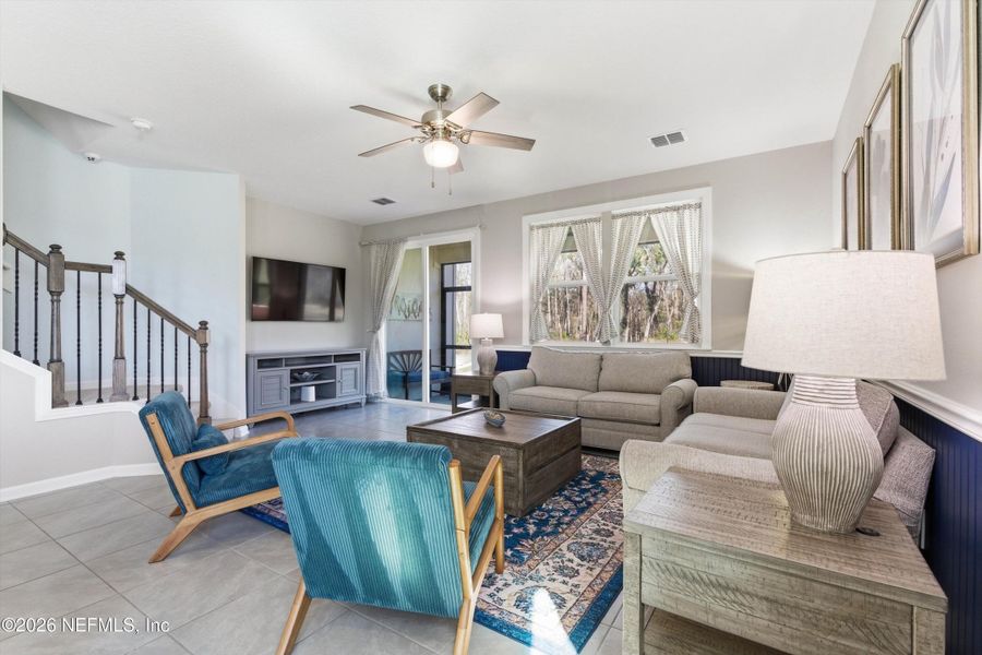 Furnished interior view inside a new home in , St. Augustine (Image 28).