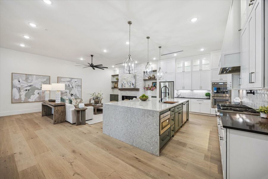 Furnished interior view inside a new home in , Houston (Image 19).