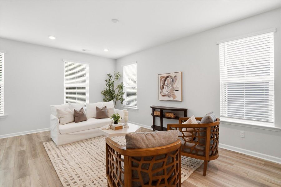 Furnished interior view inside a new home in , Moncks Corner (Image 9). Furnished interior view inside a new home in , Moncks Corner (Image 9).