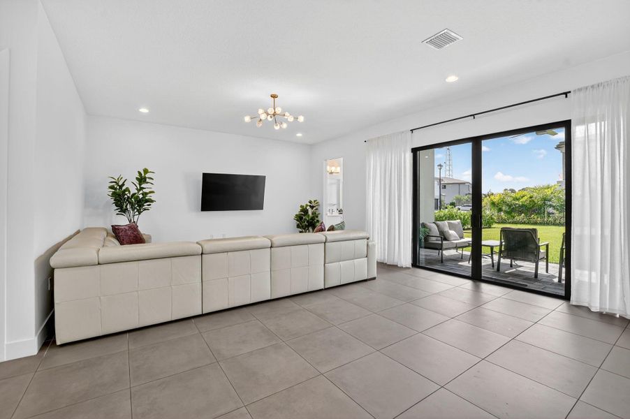 Furnished interior view inside a new home in , Boca Raton (Image 7).