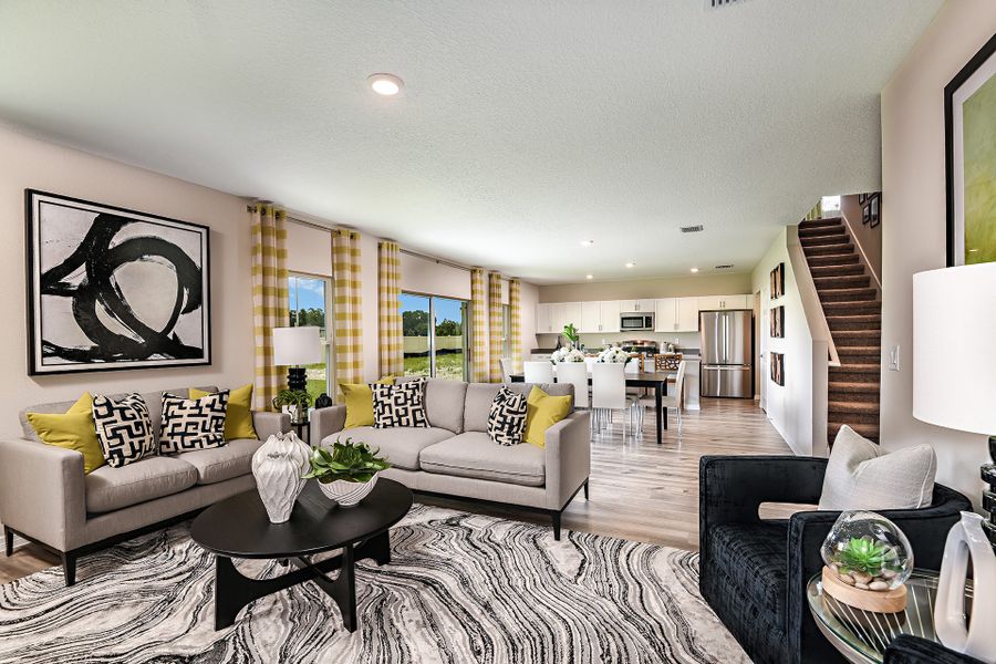 Furnished interior view inside a new home in Scenic Terrace, Haines City (Image 4).