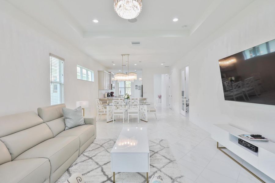 Furnished interior view inside a new home in PGA Village Verano, Port St. Lucie (Image 15).