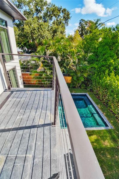 Exterior details and patio area of a home in , Dunedin (Image 32).