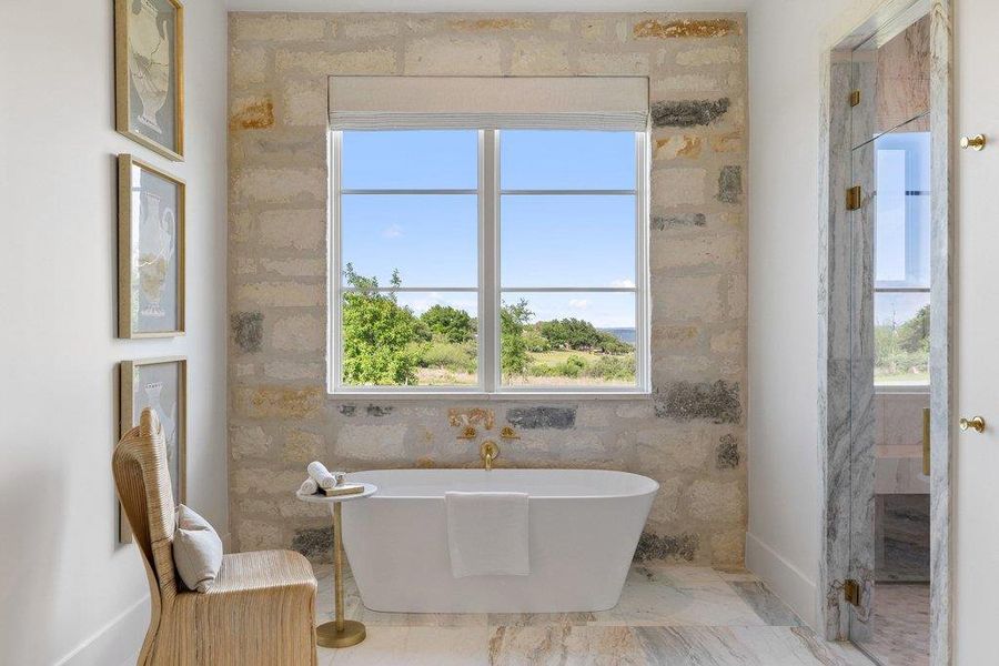 Furnished interior view inside a new home in , Spicewood (Image 27).