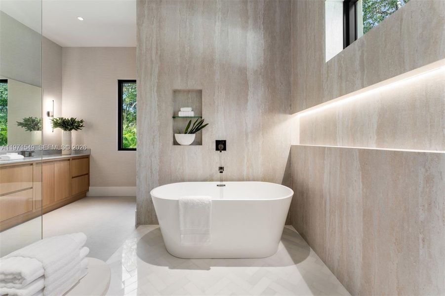 Furnished interior view inside a new home in , Pinecrest (Image 15). Furnished interior view inside a new home in , Pinecrest (Image 15).