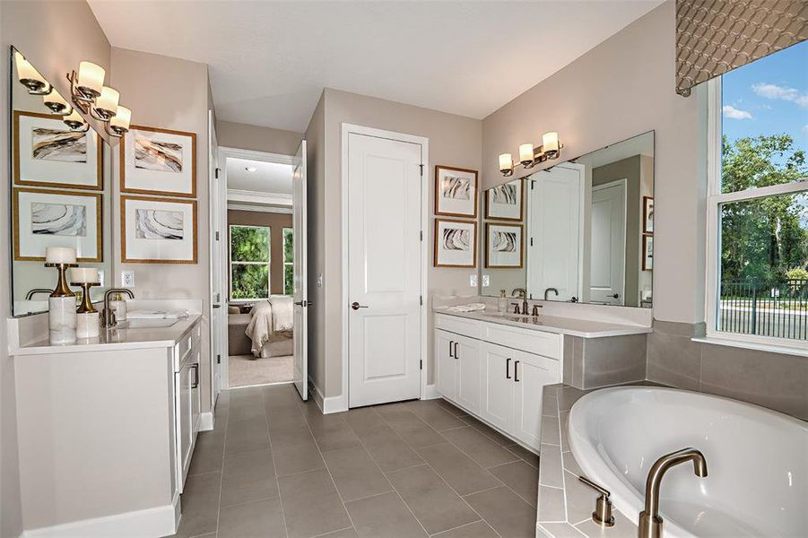 Furnished interior view inside a new home in Lochside, Mount Dora (Image 20). Furnished interior view inside a new home in Lochside, Mount Dora (Image 20).