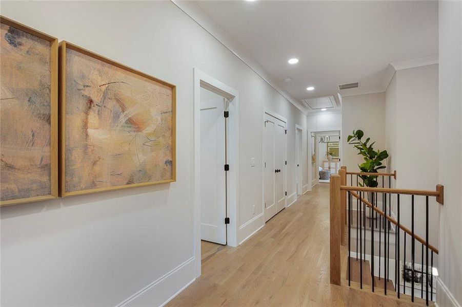 Furnished interior view inside a new home in , Atlanta (Image 13).