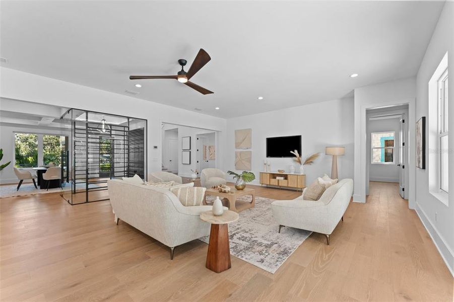 Furnished interior view inside a new home in , Tampa (Image 47).