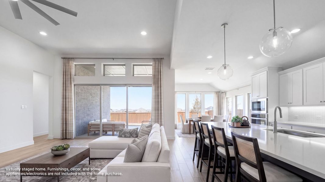 Furnished interior view inside a new home in Sweetgrass, Haslet (Image 7).
