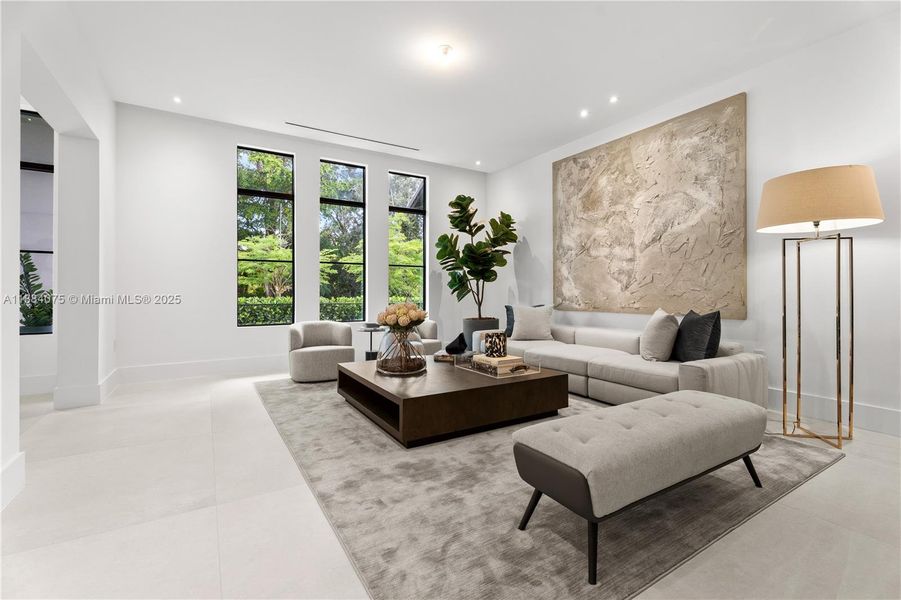 Furnished interior view inside a new home in , Miami (Image 17).