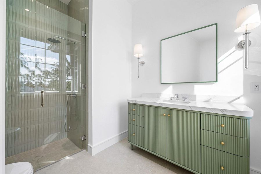 Furnished interior view inside a new home in , Delray Beach (Image 12).