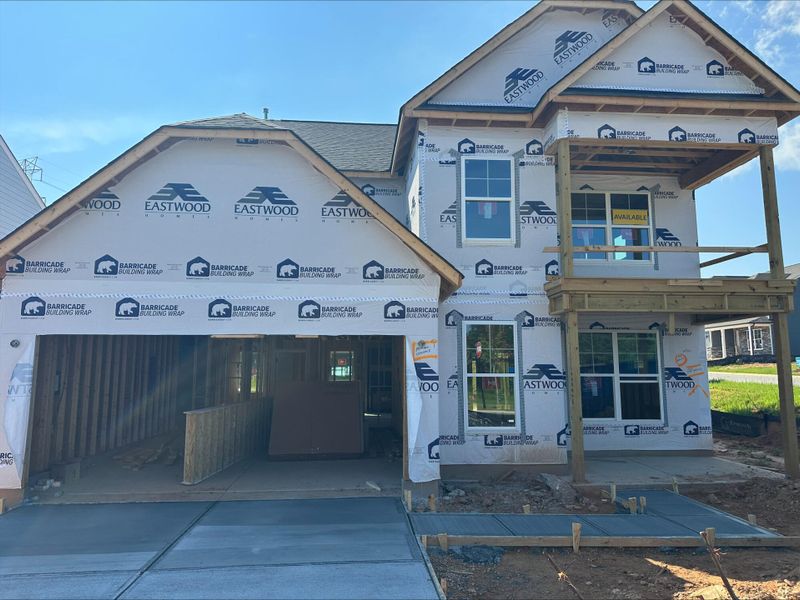 In-progress construction of a new home in The Enclave at Laurelbrook, Sherrills Ford, NC (Image 3). In-progress construction of a new home in The Enclave at Laurelbrook, Sherrills Ford, NC (Image 3).