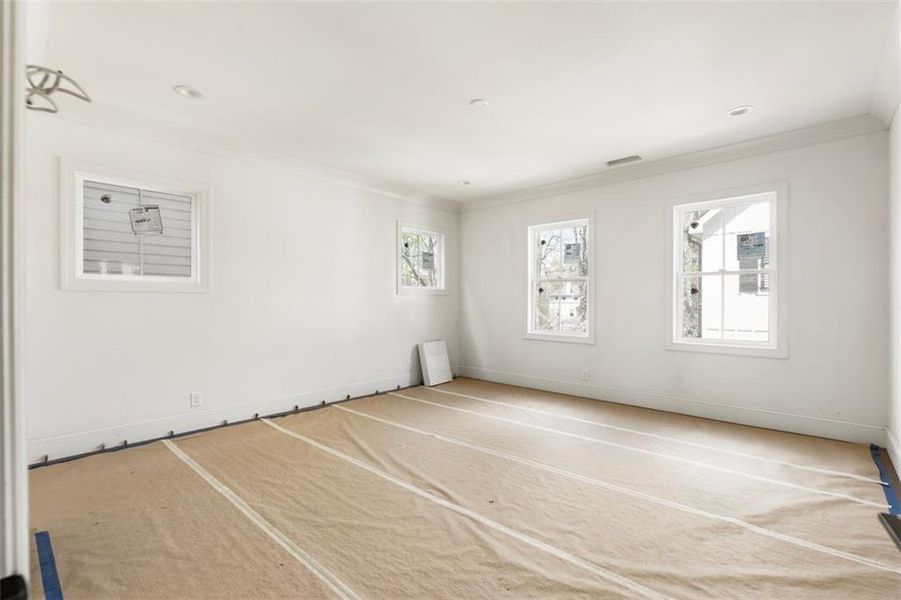 In-progress construction of a new home in , Alpharetta, GA (Image 37).