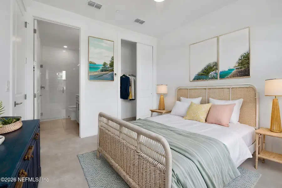 Furnished interior view inside a new home in , Jacksonville Beach (Image 10).