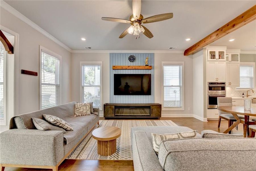 Furnished interior view inside a new home in , Duluth (Image 39).