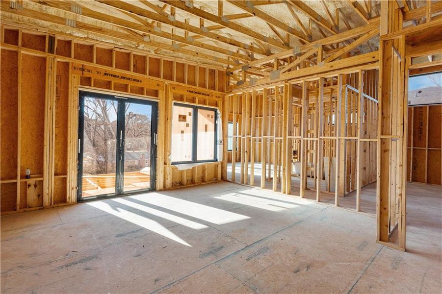 In-progress construction of a new home in , Duluth, GA (Image 11).