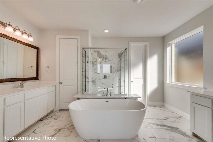 Furnished interior view inside a new home in Cedar Ridge Estates, Grand Prairie (Image 2).