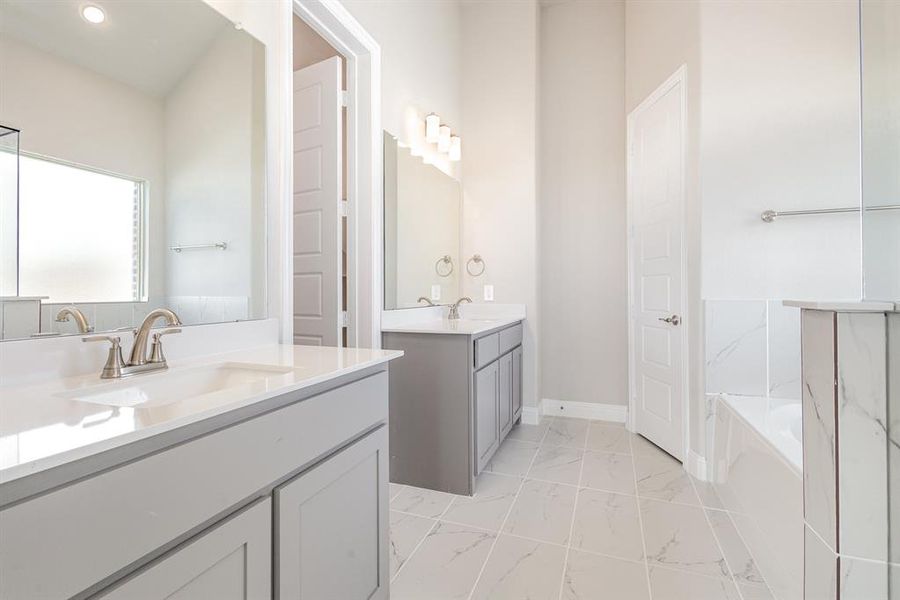 Furnished interior view inside a new home in Ten Mile Creek Estates, DeSoto (Image 5).
