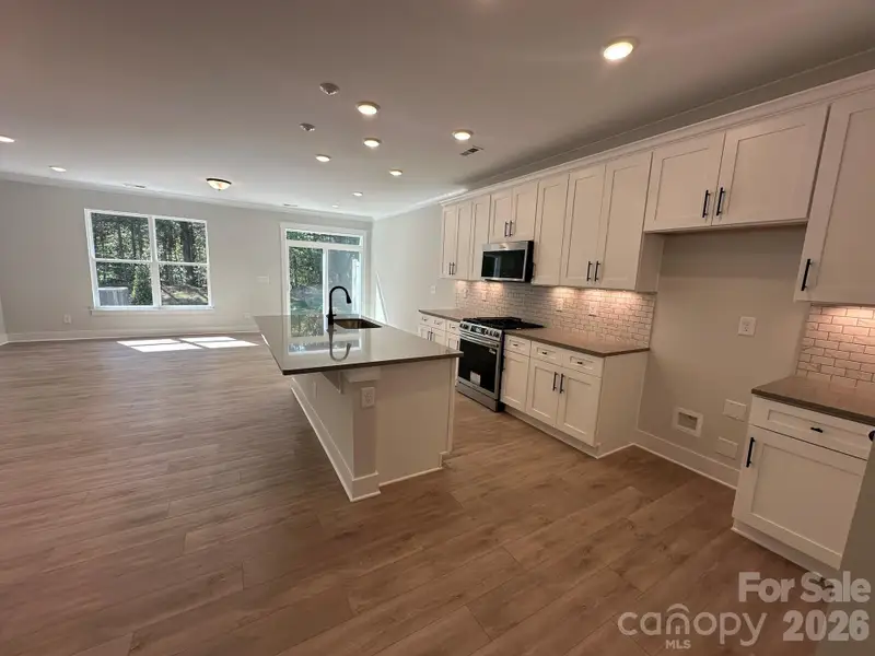 Furnished interior view inside a new home in Blythe Mill Townhomes, Waxhaw (Image 3).