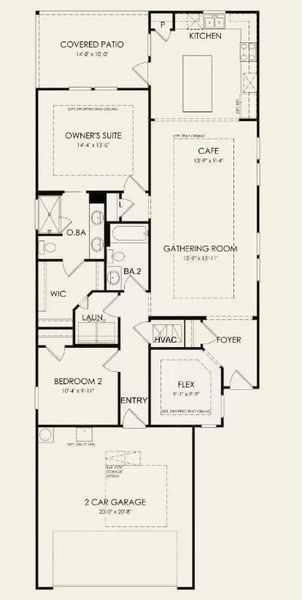 Del Webb Homes, Compass/MF201, floor plan