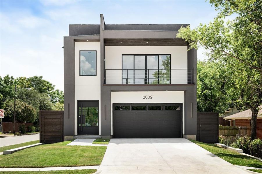 Front exterior of a new home in , Dallas, TX, highlighting curb appeal (Image 2). Front exterior of a new home in , Dallas, TX, highlighting curb appeal (Image 2).