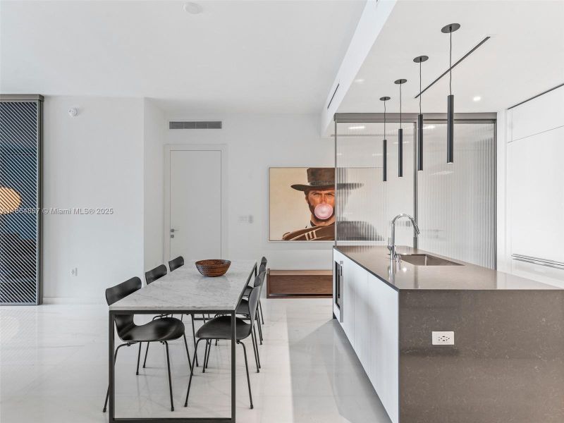 Furnished interior view inside a new home in , Miami (Image 7).