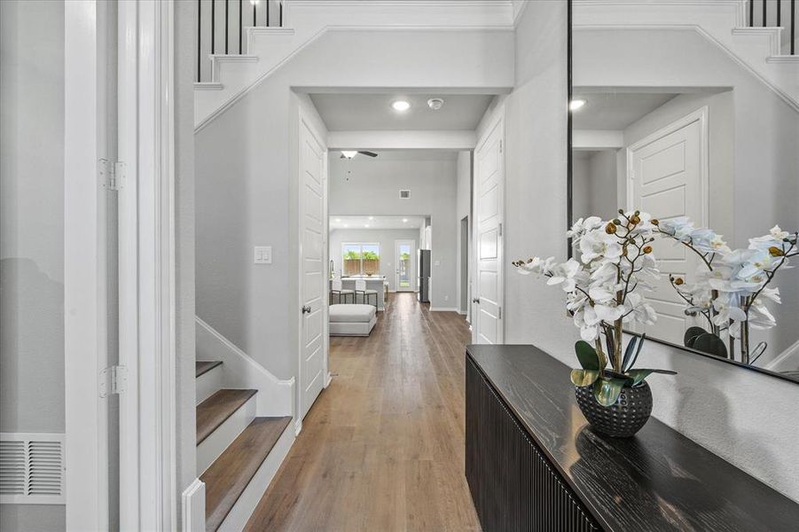 Furnished interior view inside a new home in , Fate (Image 15).