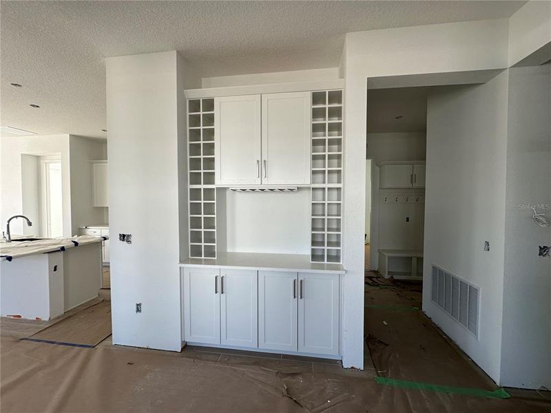 Wine Storage in Kitchen