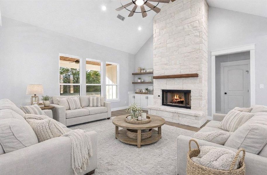 Furnished interior view inside a new home in , Caddo Mills (Image 25).