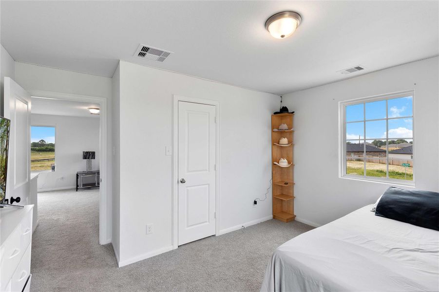 Furnished interior view inside a new home in Sweetgrass Village, Crosby (Image 38).