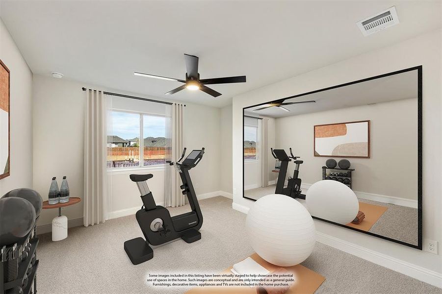 Furnished interior view inside a new home in Woodstone, Providence Village (Image 10). Furnished interior view inside a new home in Woodstone, Providence Village (Image 10).