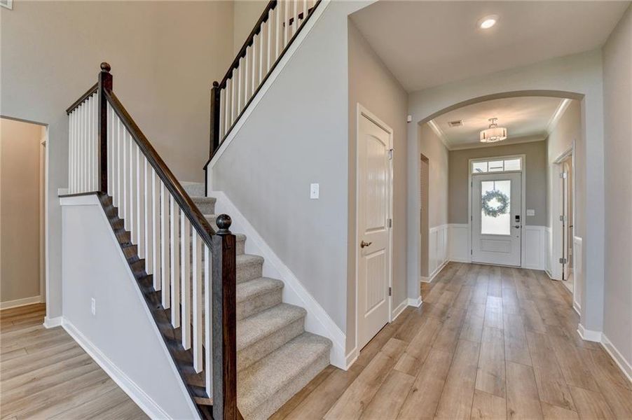 Spacious, unfurnished interior of a new home in The Reserve At Liberty Park, Braselton (Image 38).