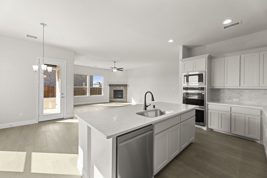 Representative furnished interior of a home built from the Kerrville by Windsor Homes in Anna Town Square, Anna (Image 10).
